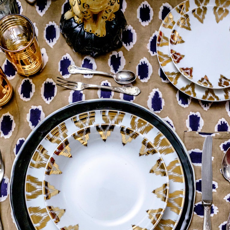 Gold Ceramic Plate