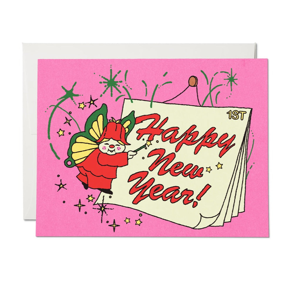Happy New Year Fairy Card