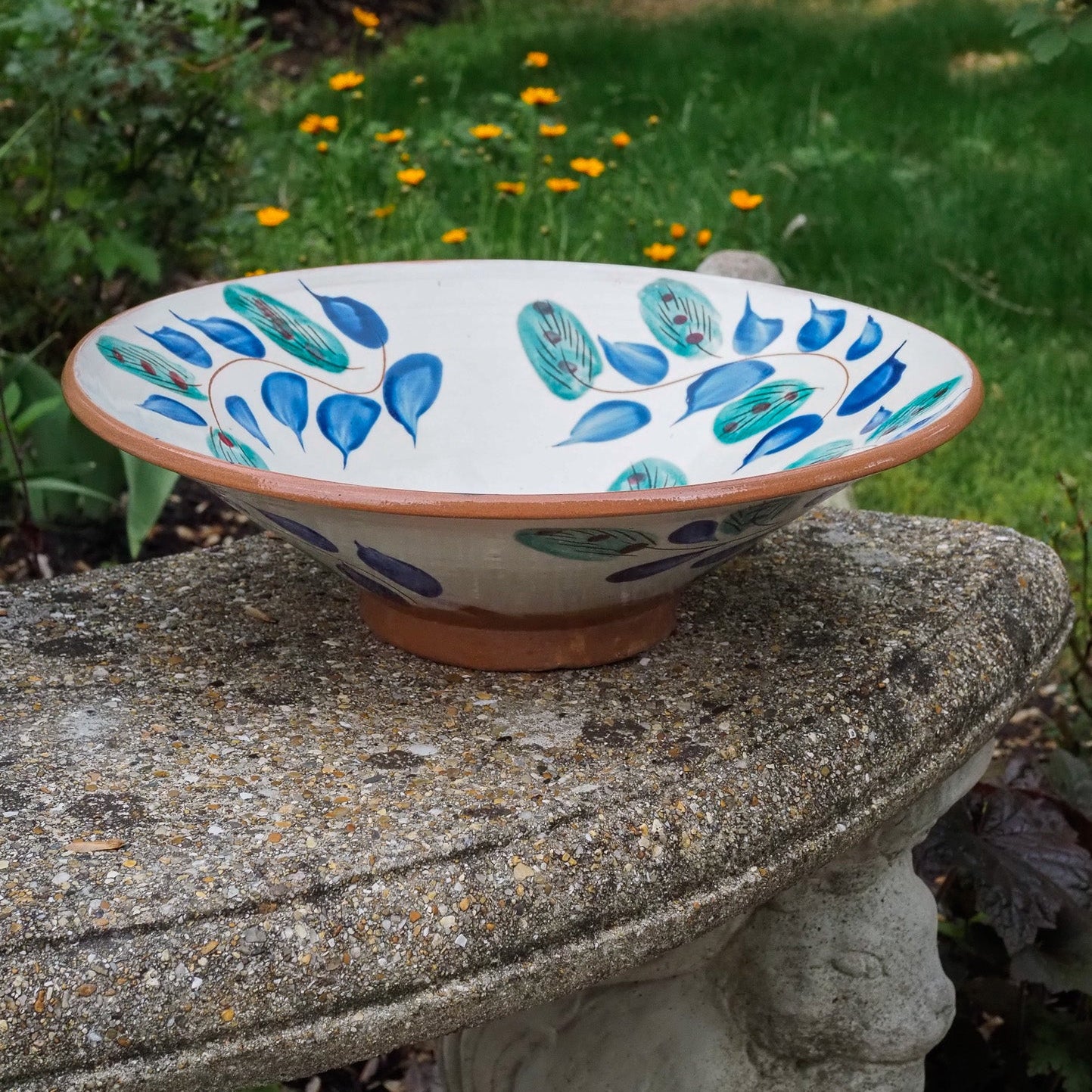 Midnight Garden Serving Bowl