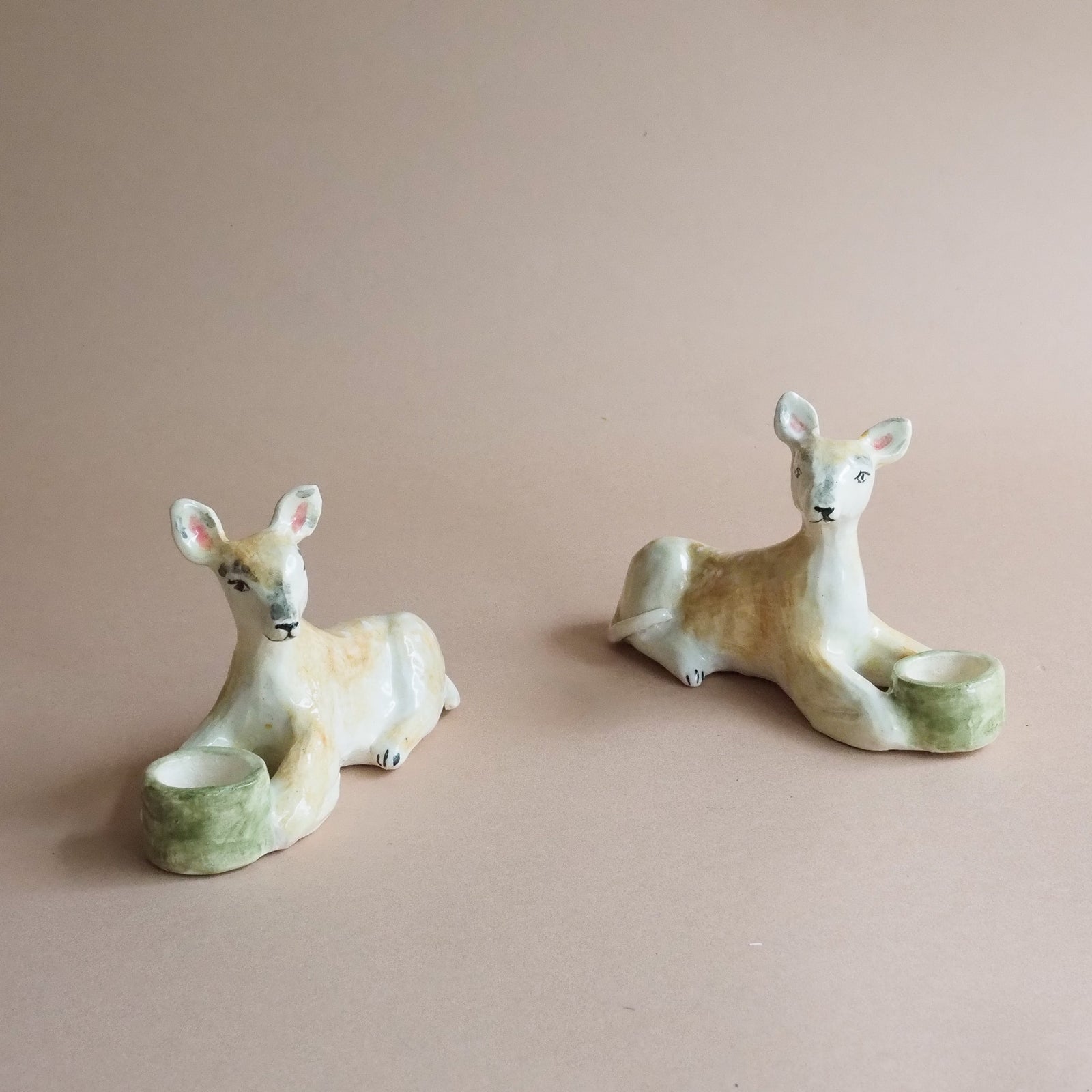Critter Clay Candlesticks