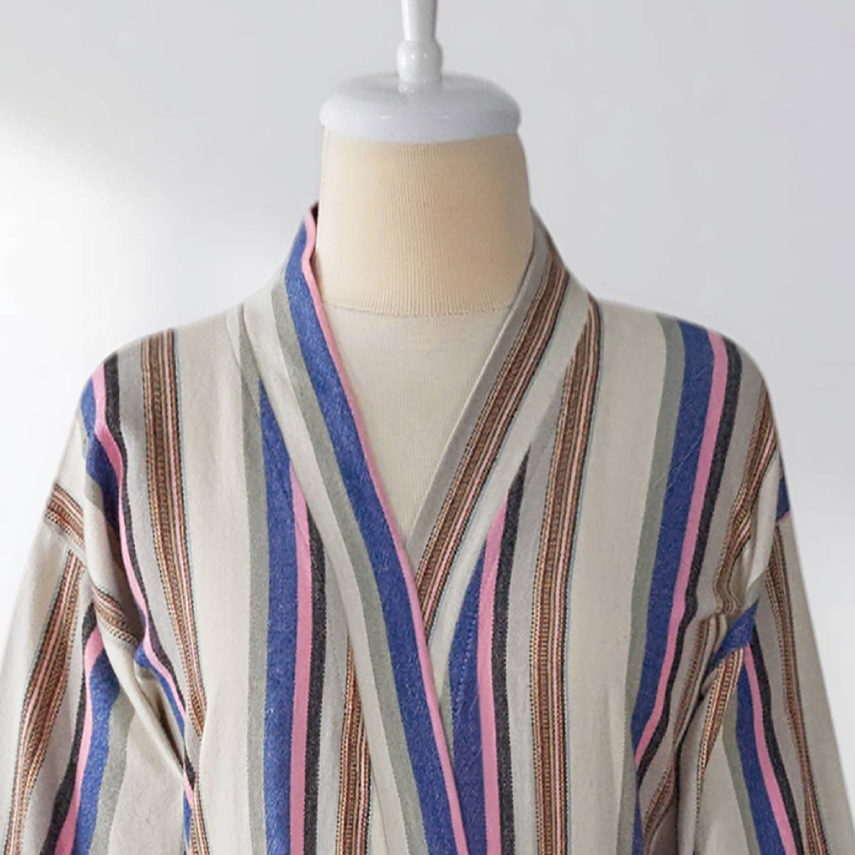 Summer Striped Robe