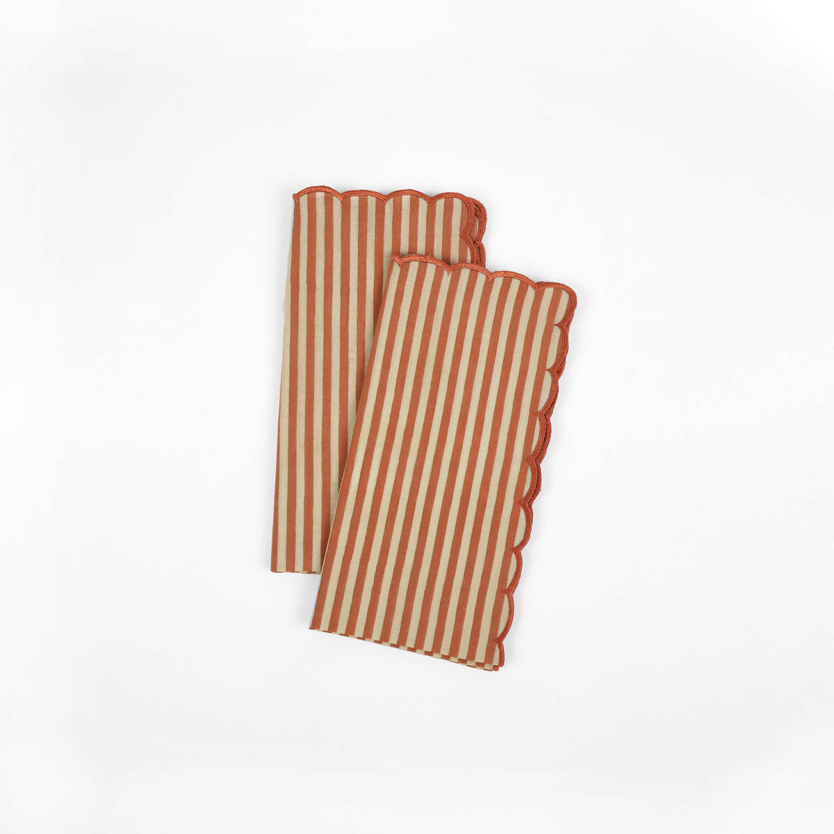 Block Printed Linen Napkin Set