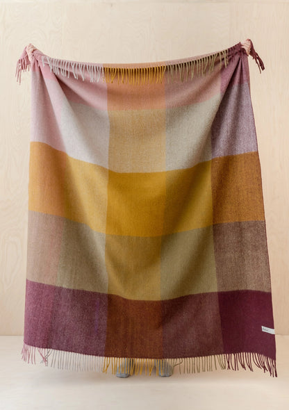 Tartan Blanket Company Blanket - Berry Herringbone