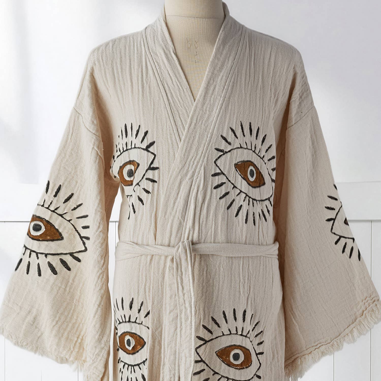 Block Printed Summer Robe