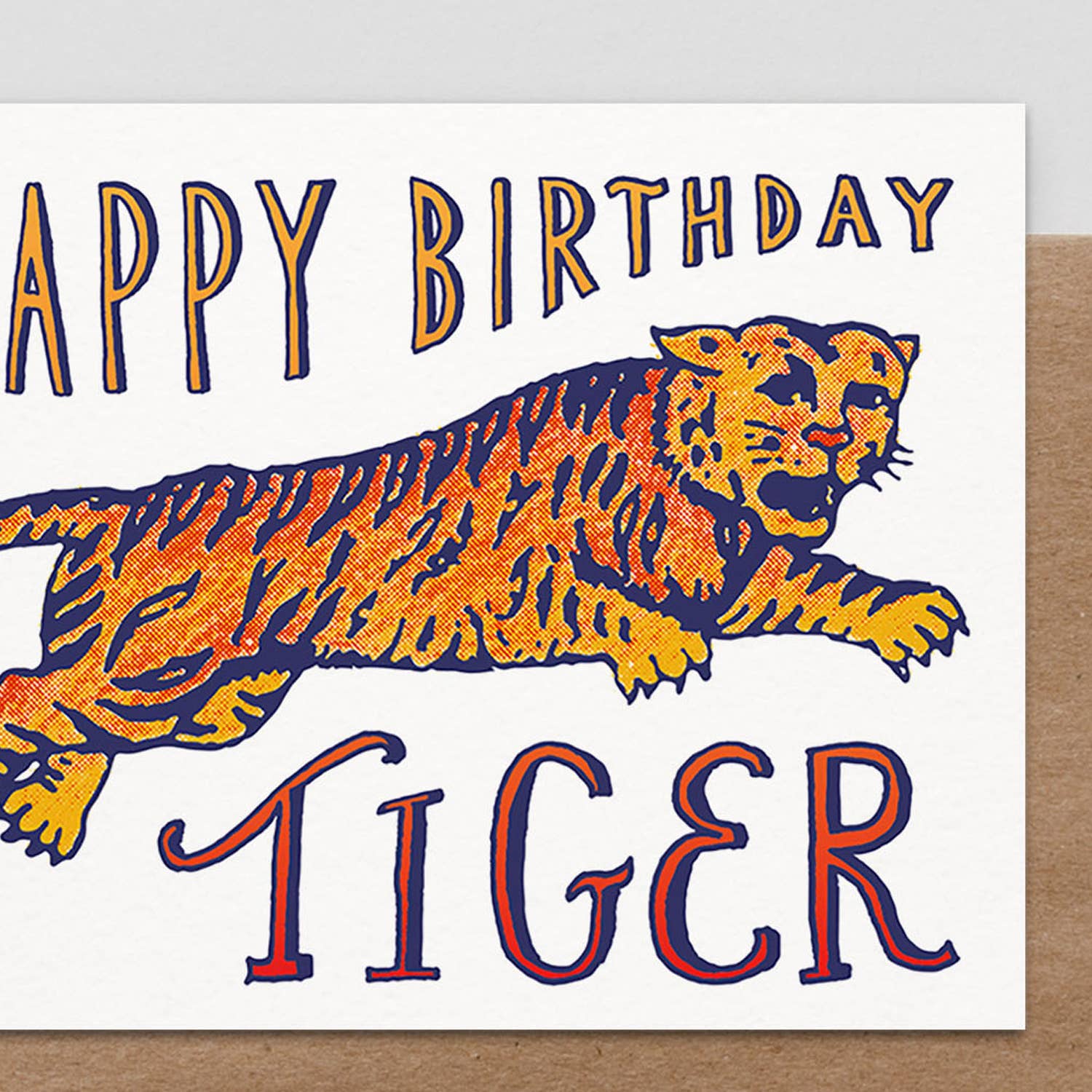 Birthday Tiger Card