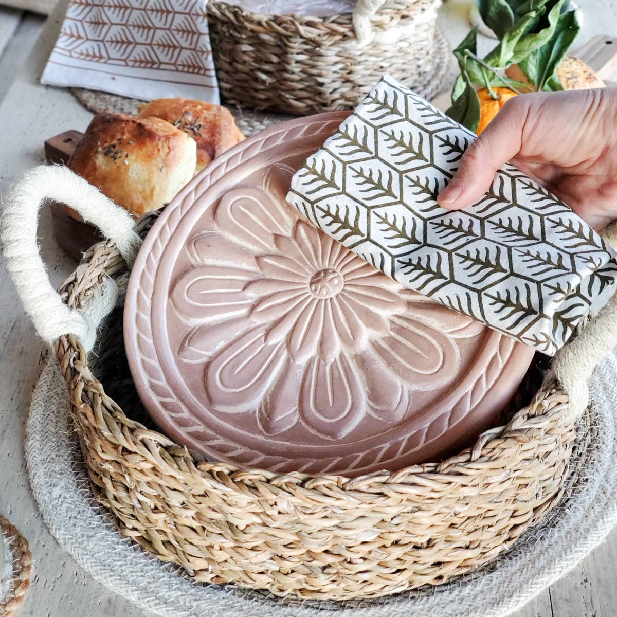 Handmade Bread Warmer & Basket