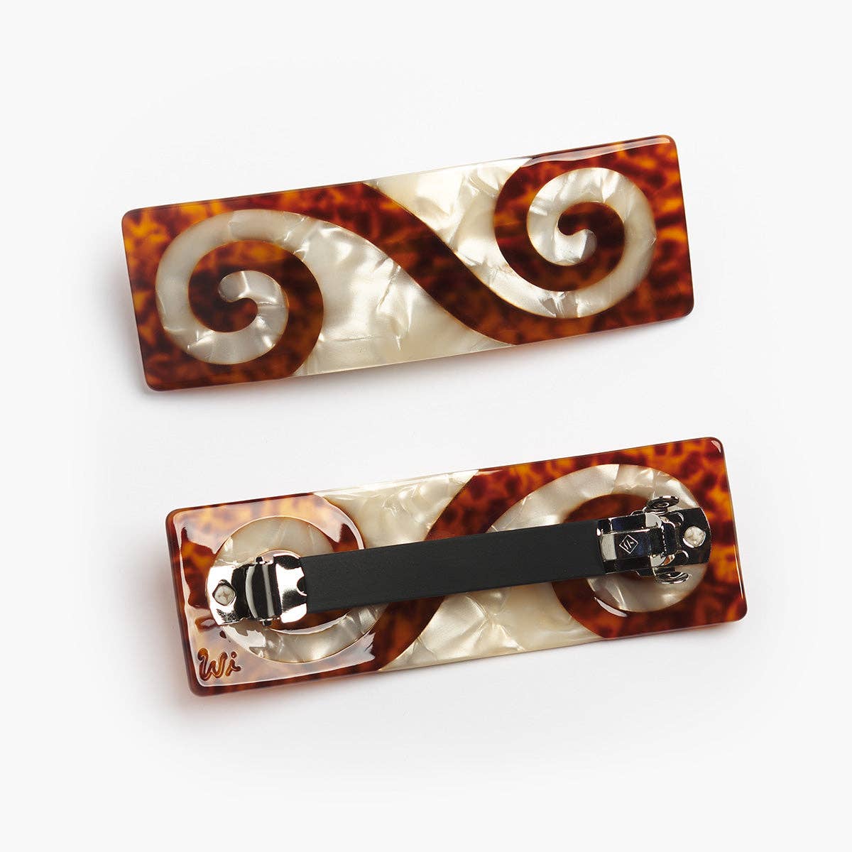 Cinnamon Roll French Barrette