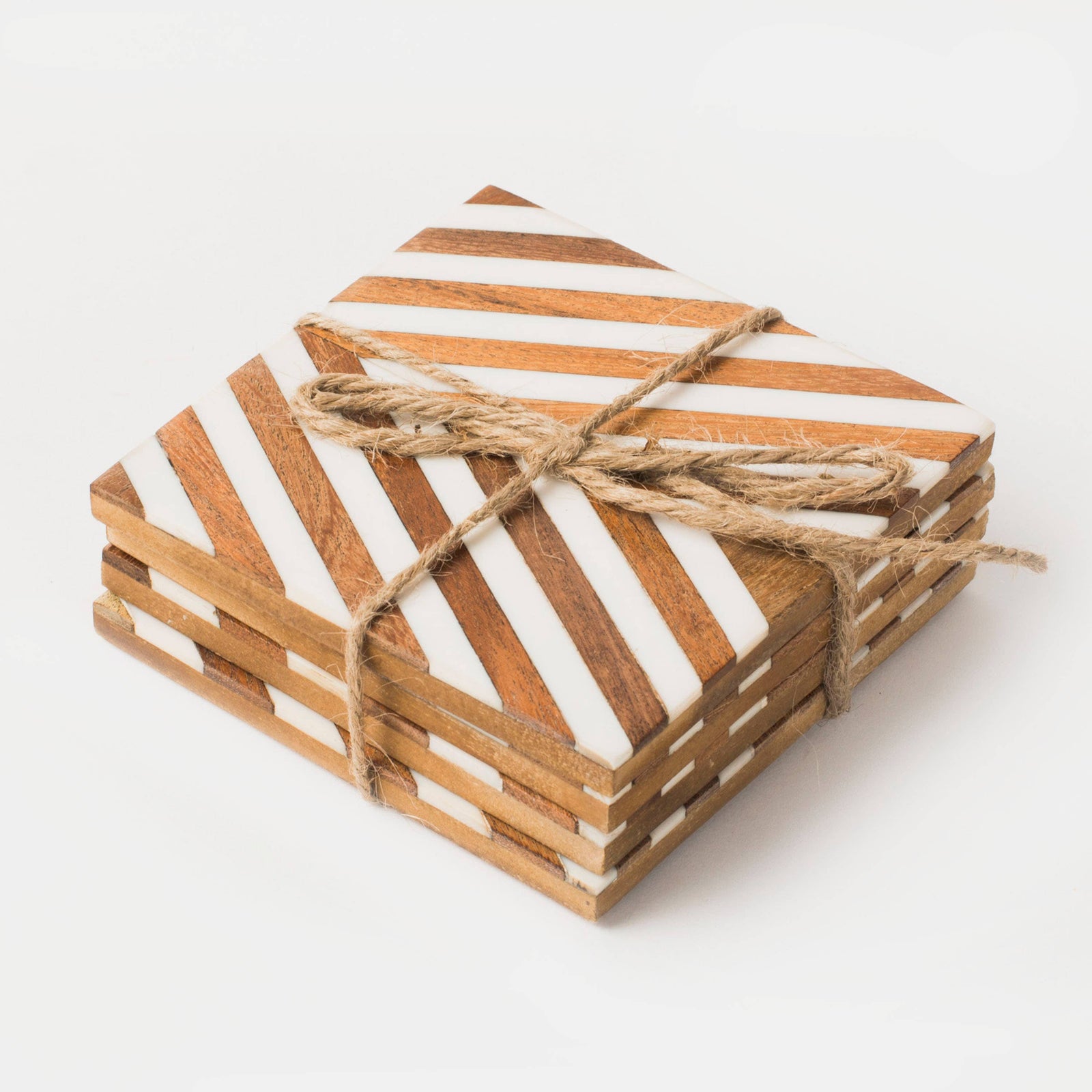 Marquewood Stripes Coasters