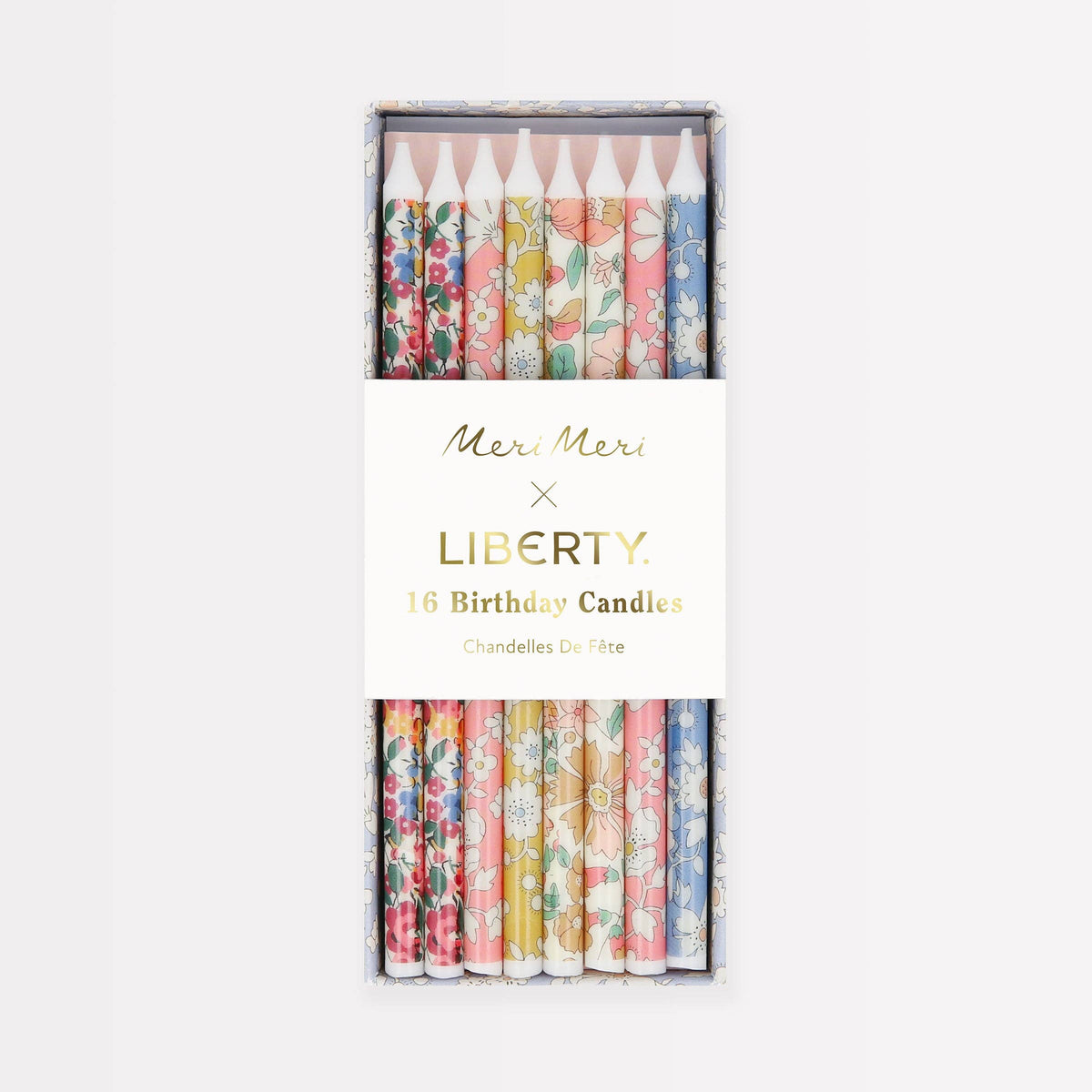 Meri Meri x Liberty Mixed Print Party Candles