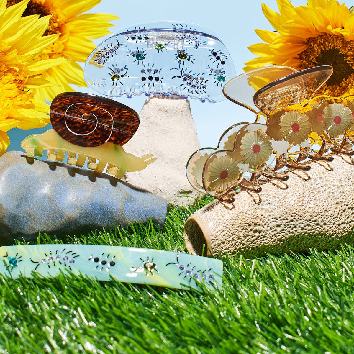 Garden Snail Hair Claw