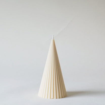 Estelle Ribbed Cone Candles