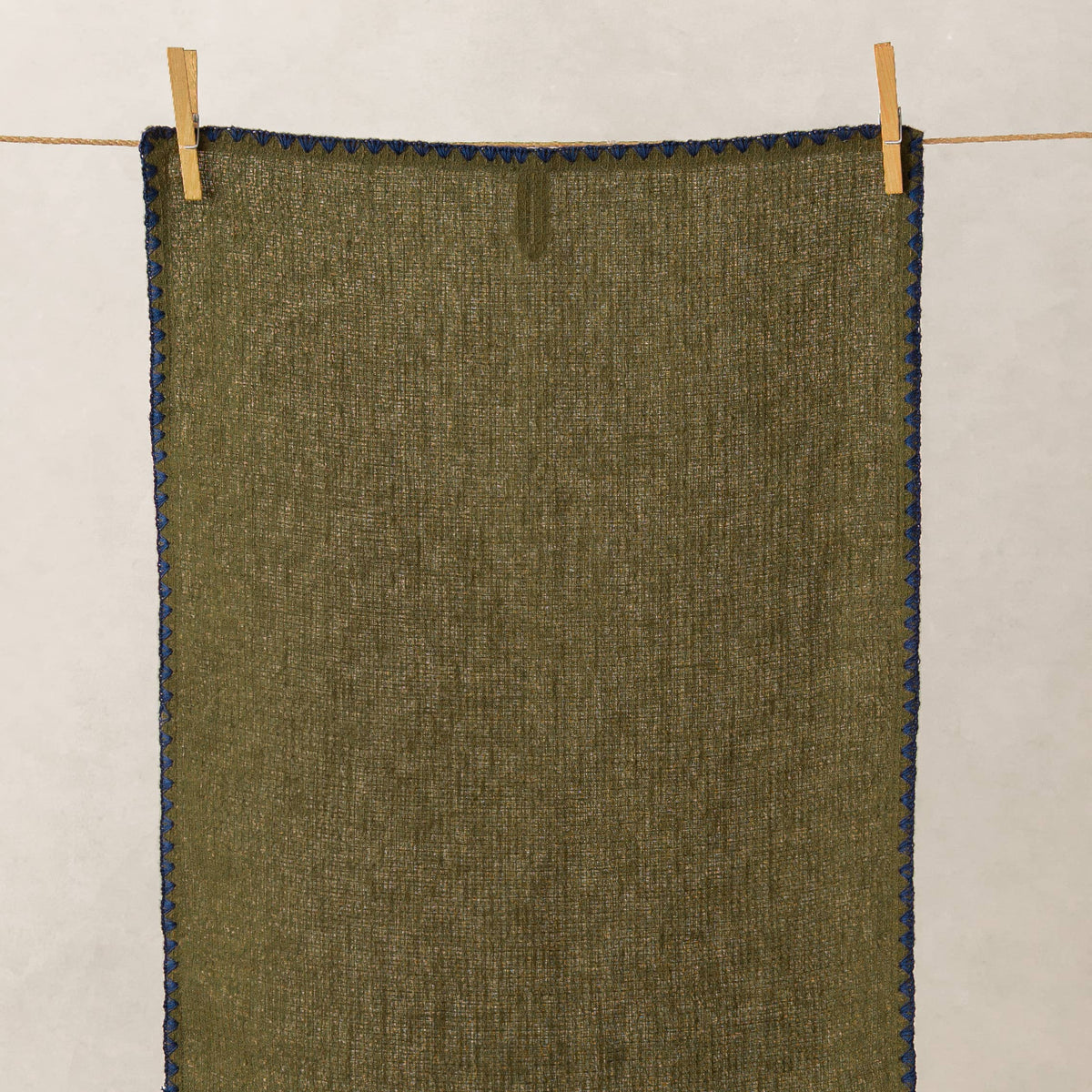 Linen Velour Waffle Kitchen Towel