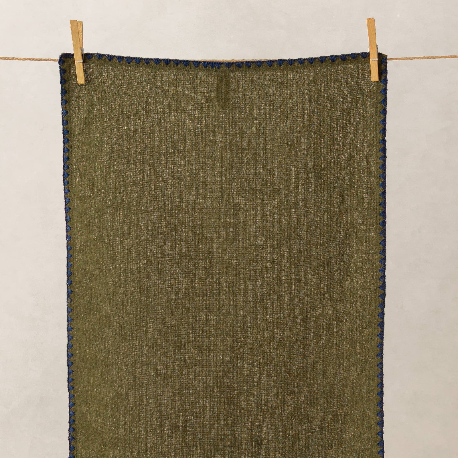 Linen Velour Waffle Kitchen Towel