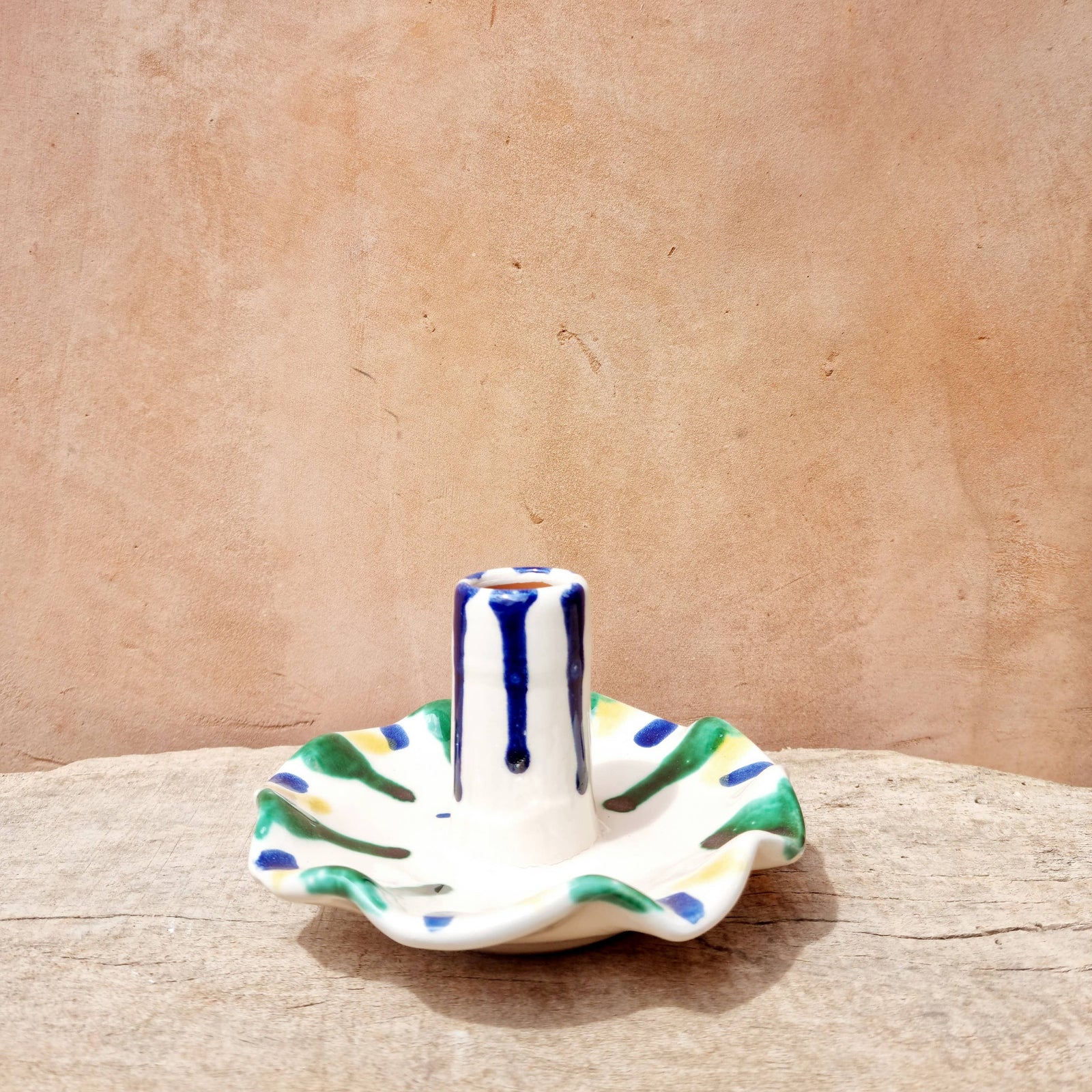 Drip Ruffle Candle Holder