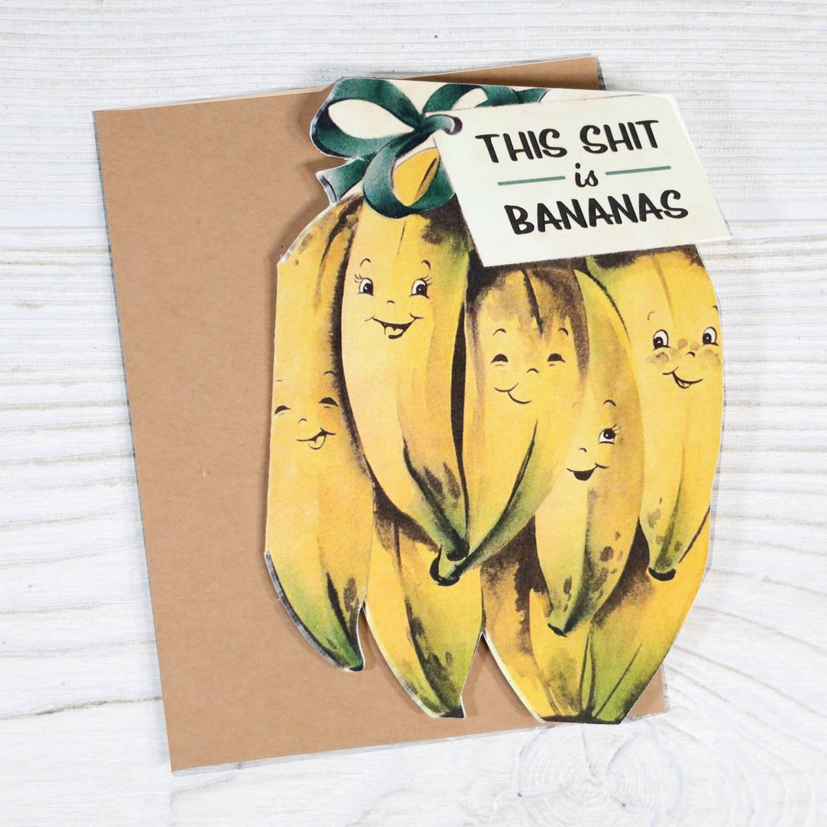 This Shit Is Bananas Greeting Card