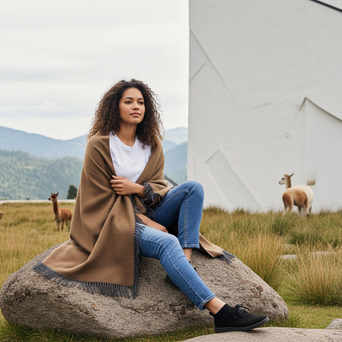 100% Baby Alpaca Throw