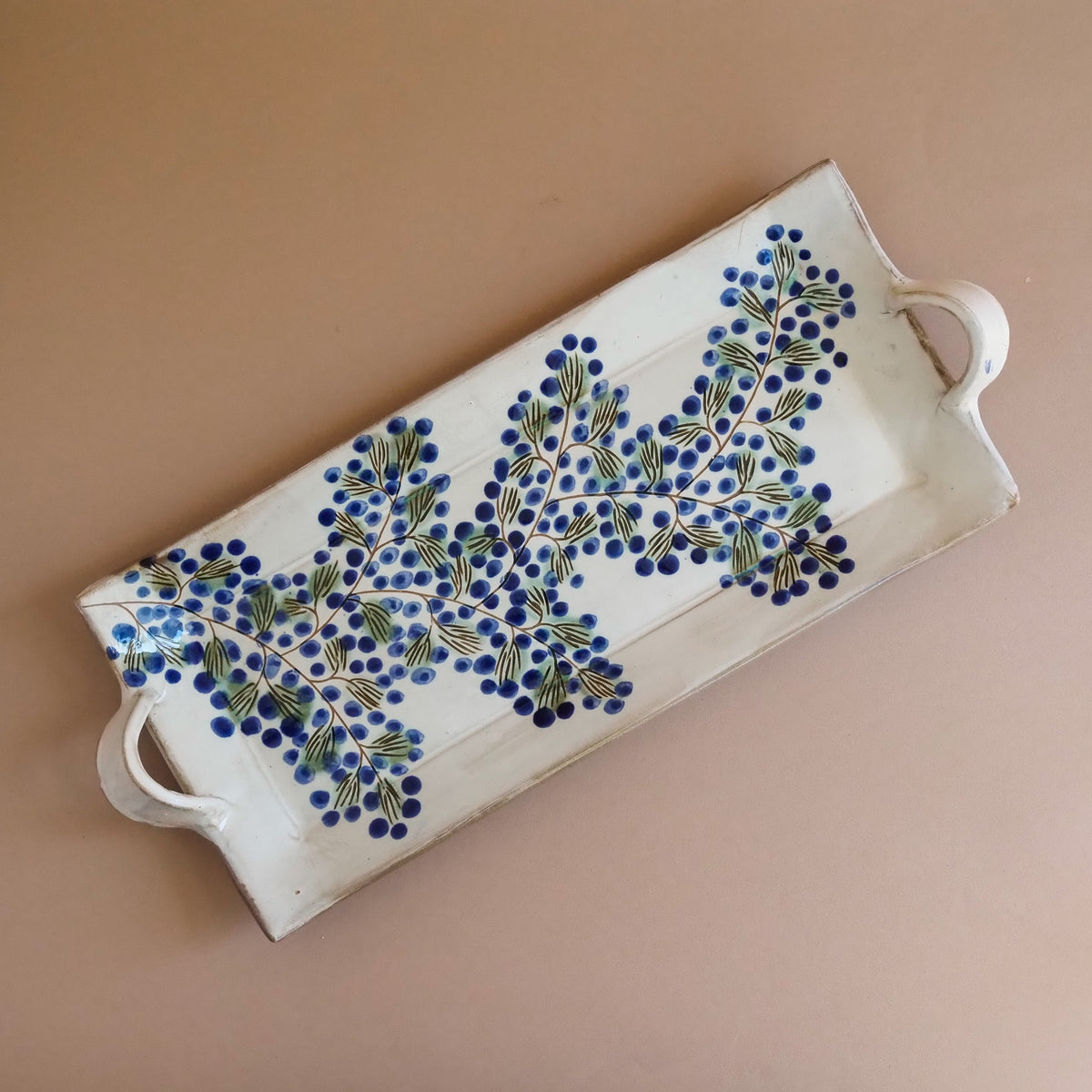 Blue Branches Tray