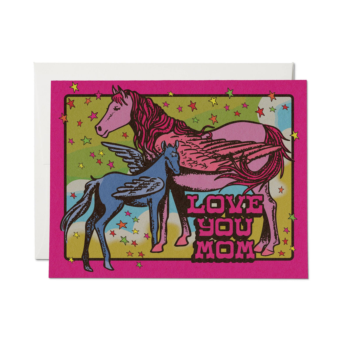 Pegasus Mom Greeting Card