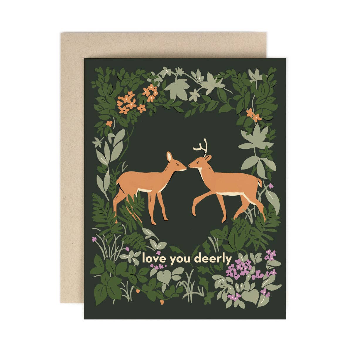 Love You Deerly Greeting Card