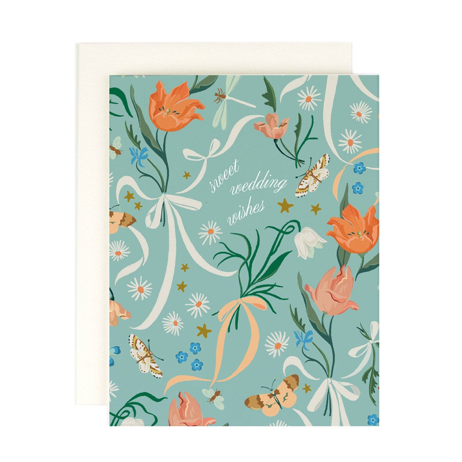 Sweet Wedding Wishes Greeting Card