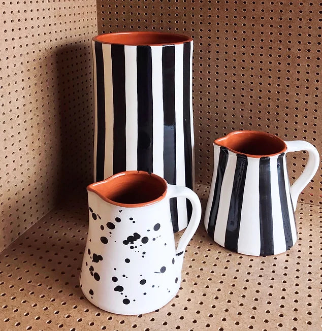 Casa Cubista Striped Pitcher