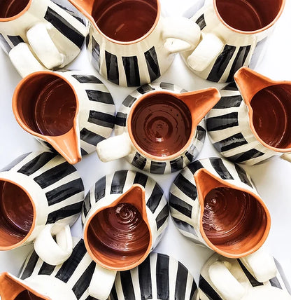 Casa Cubista Striped Pitcher