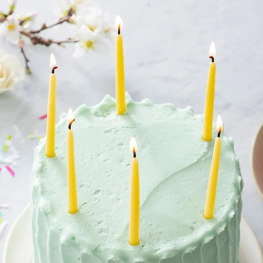 Beeswax Birthday Candles