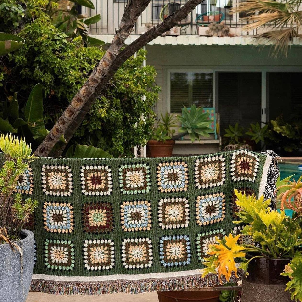 Woven Fauxchet Blanket