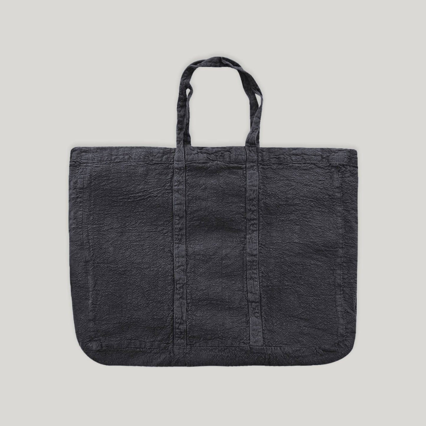 French Raw Linen Tote