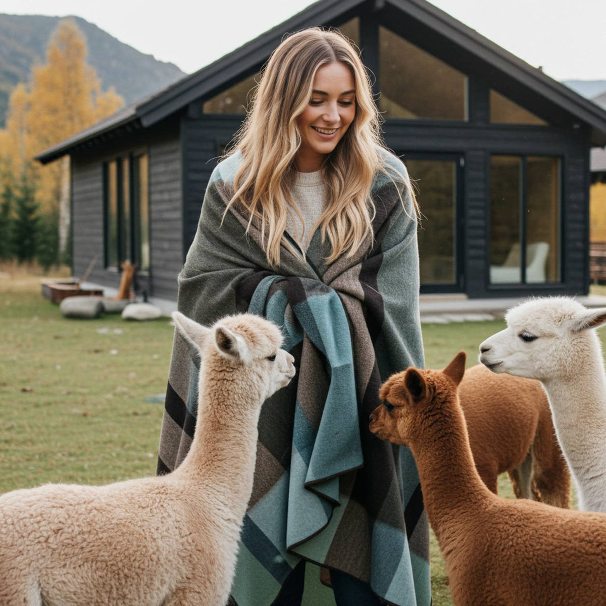 King Alpaca Throw Blanket