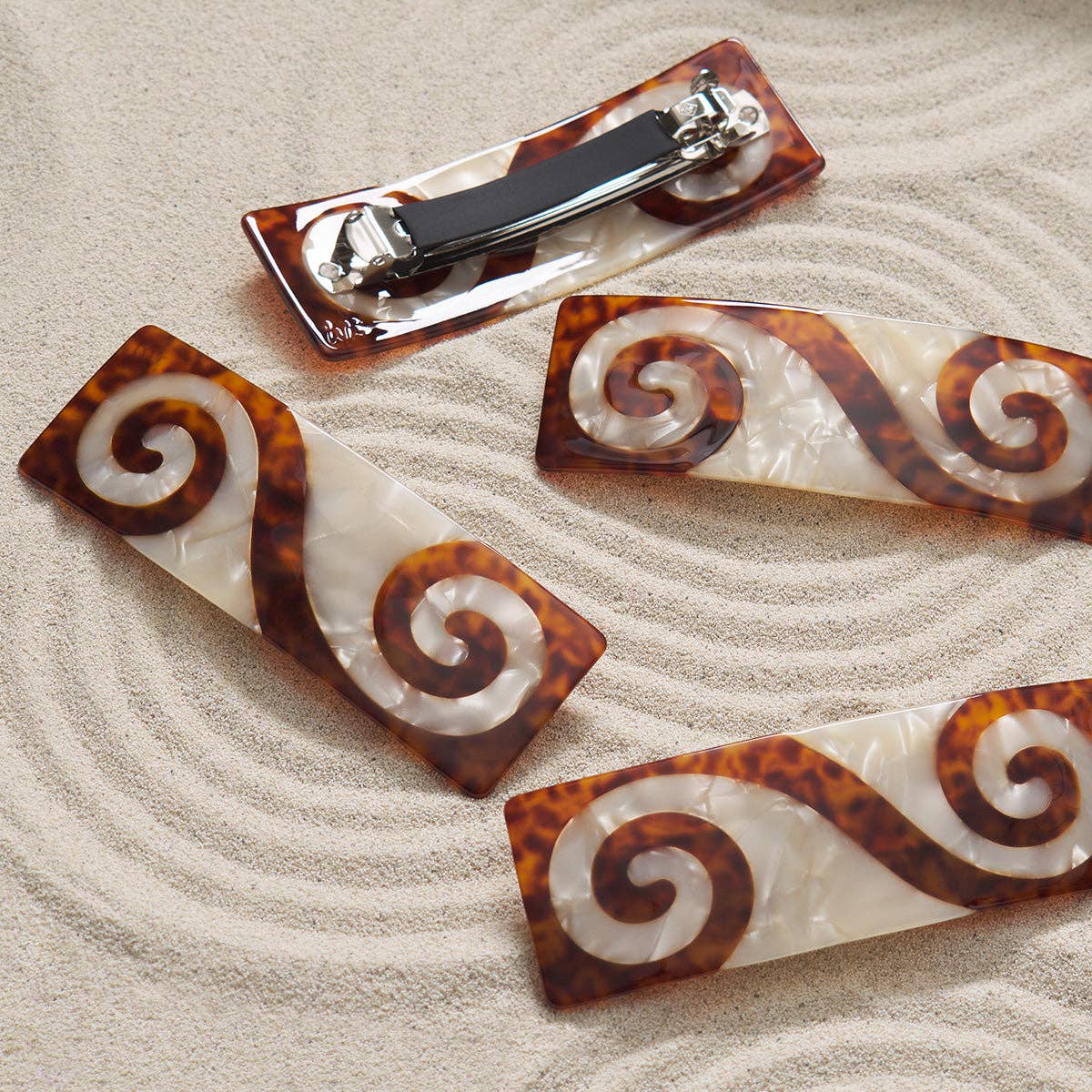 Cinnamon Roll French Barrette