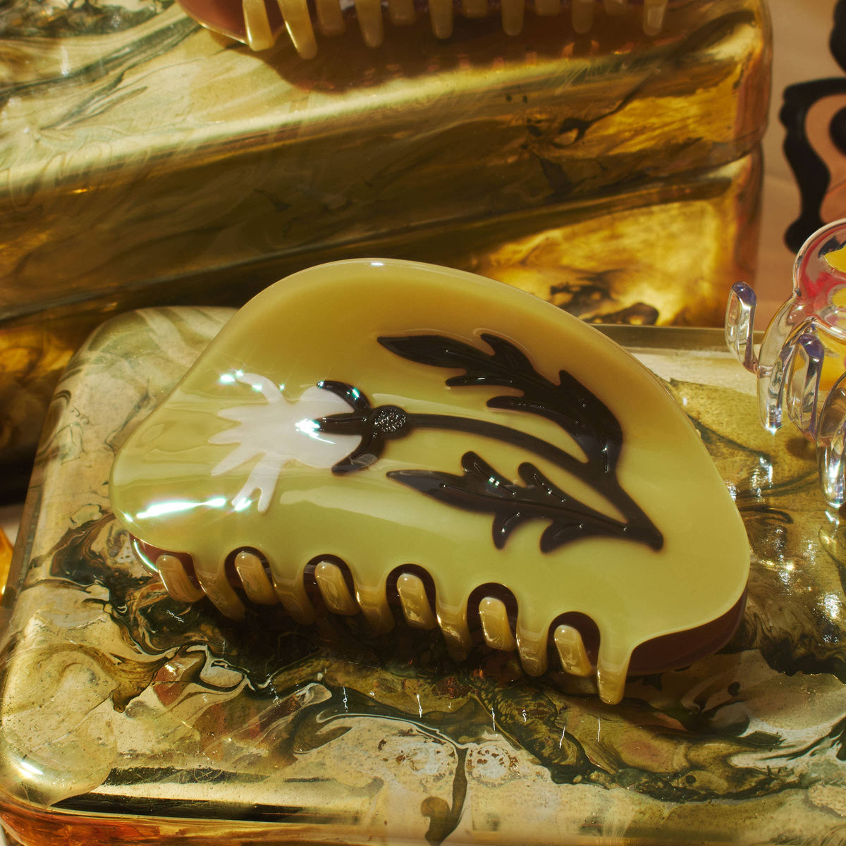 Fall Rosehip Hair Claw