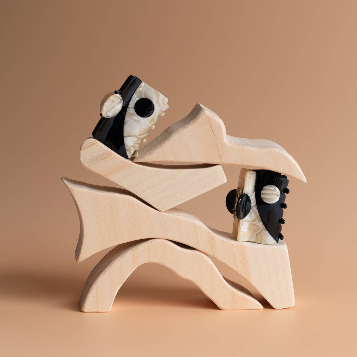 Yin Yang Hair Claw Set