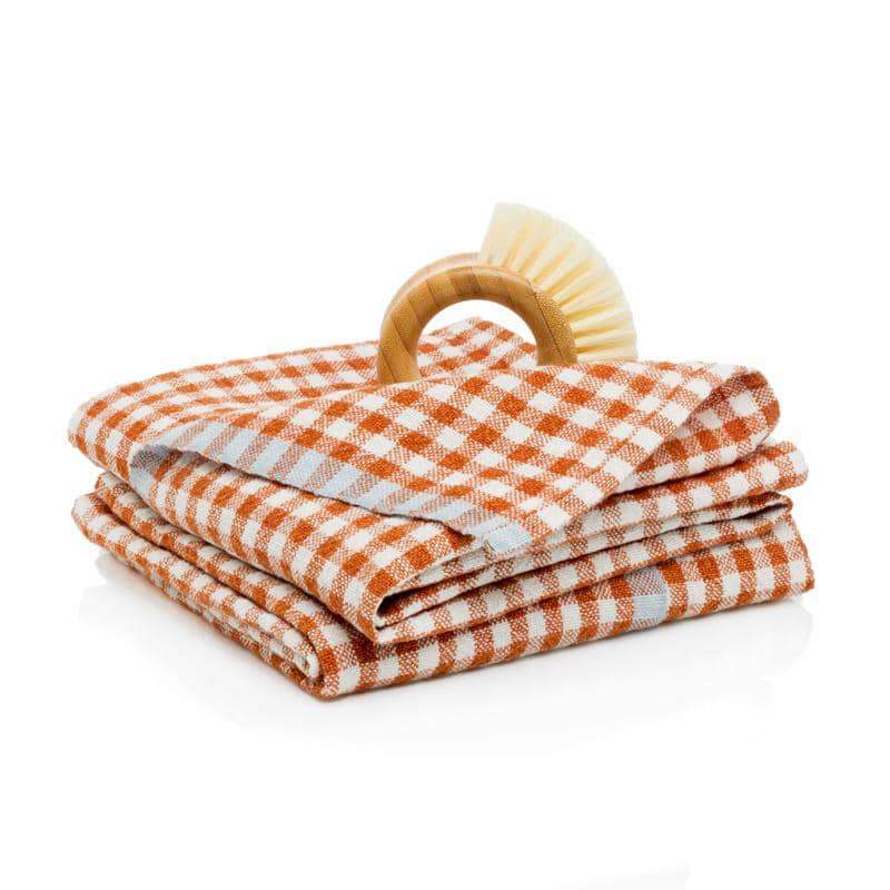 Two-Tone Gingham Kitchen Towel