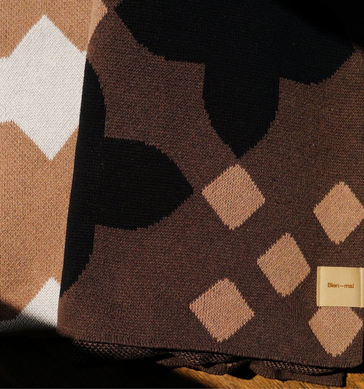 Knitted Espresso Throw