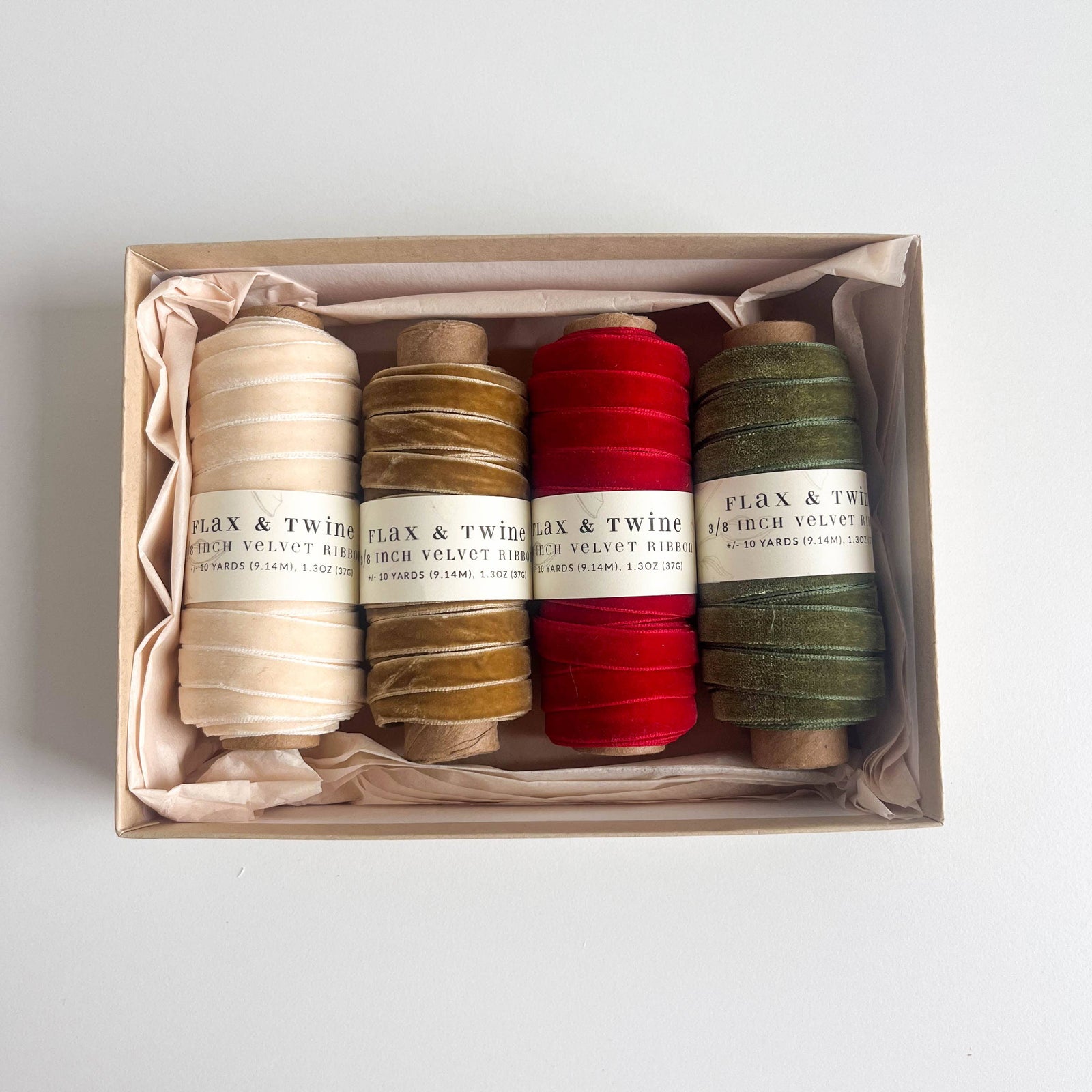 Flax & Twine Velvet Gift Box