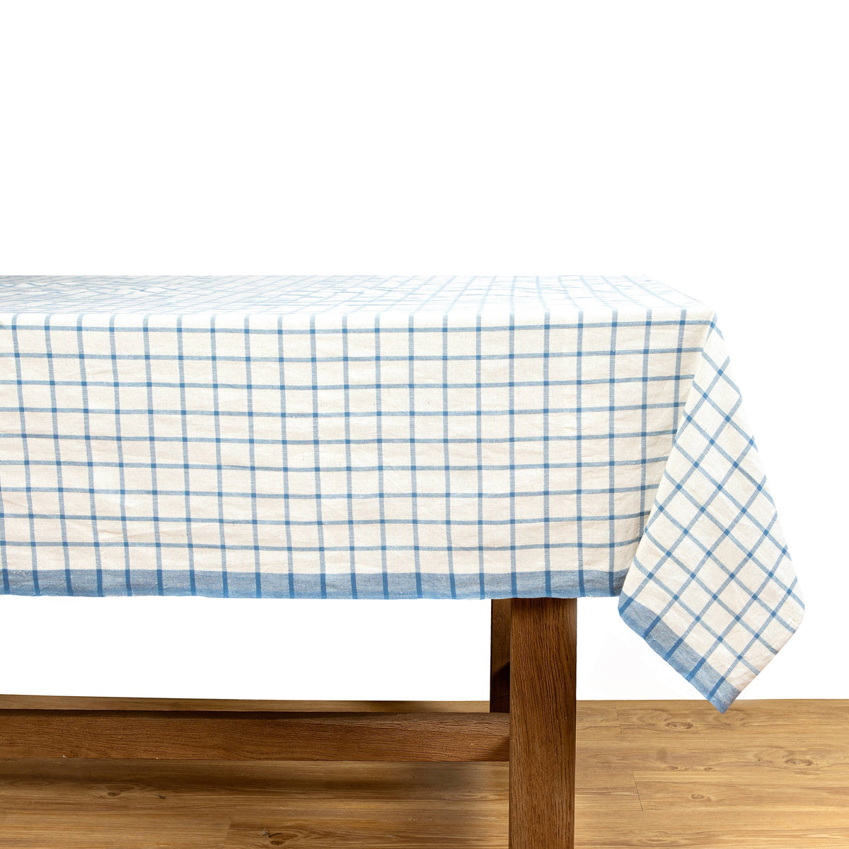 French Windowpane Tablecloth