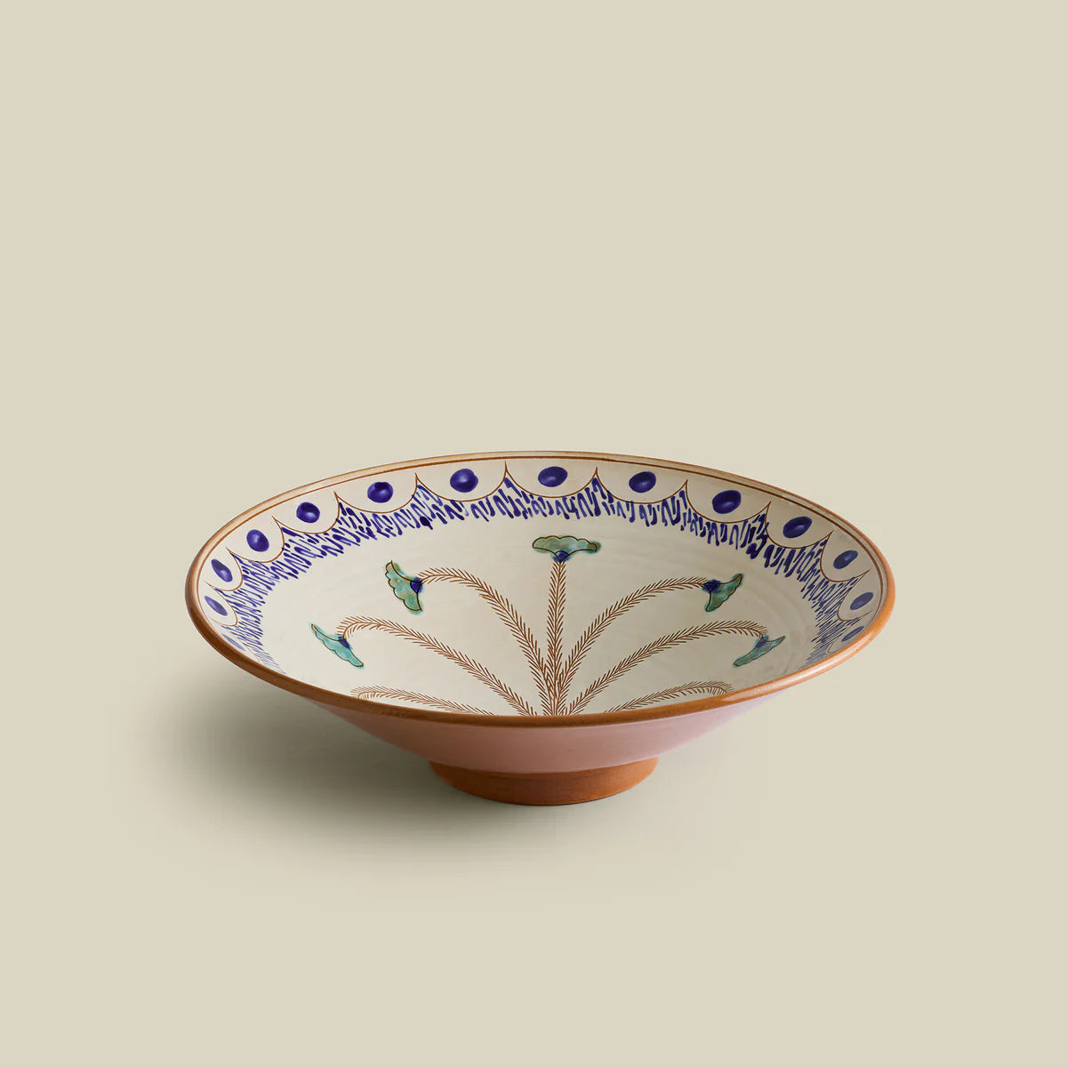 Dancing Palm Serving Bowl