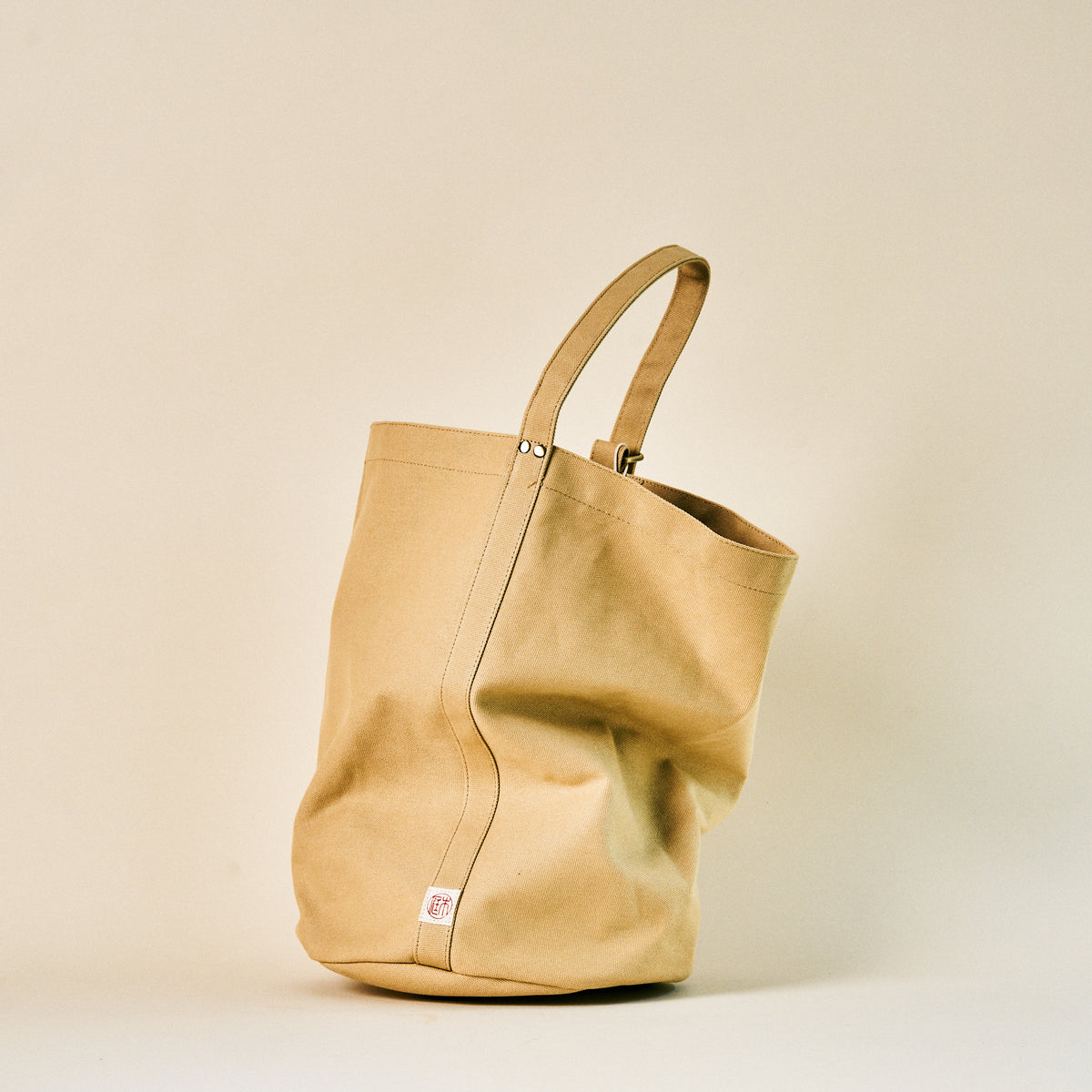 Kantan Canvas Bucket Tote Bag