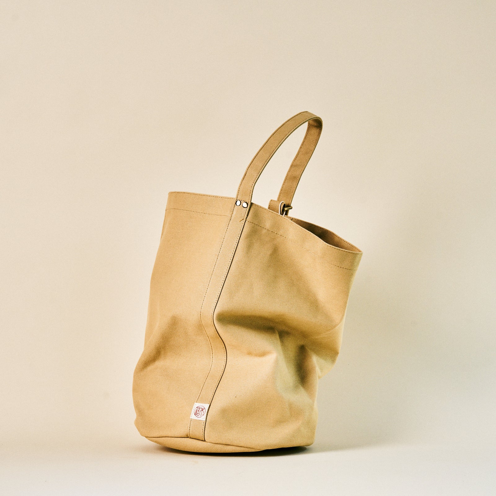 Kantan Canvas Bucket Tote Bag