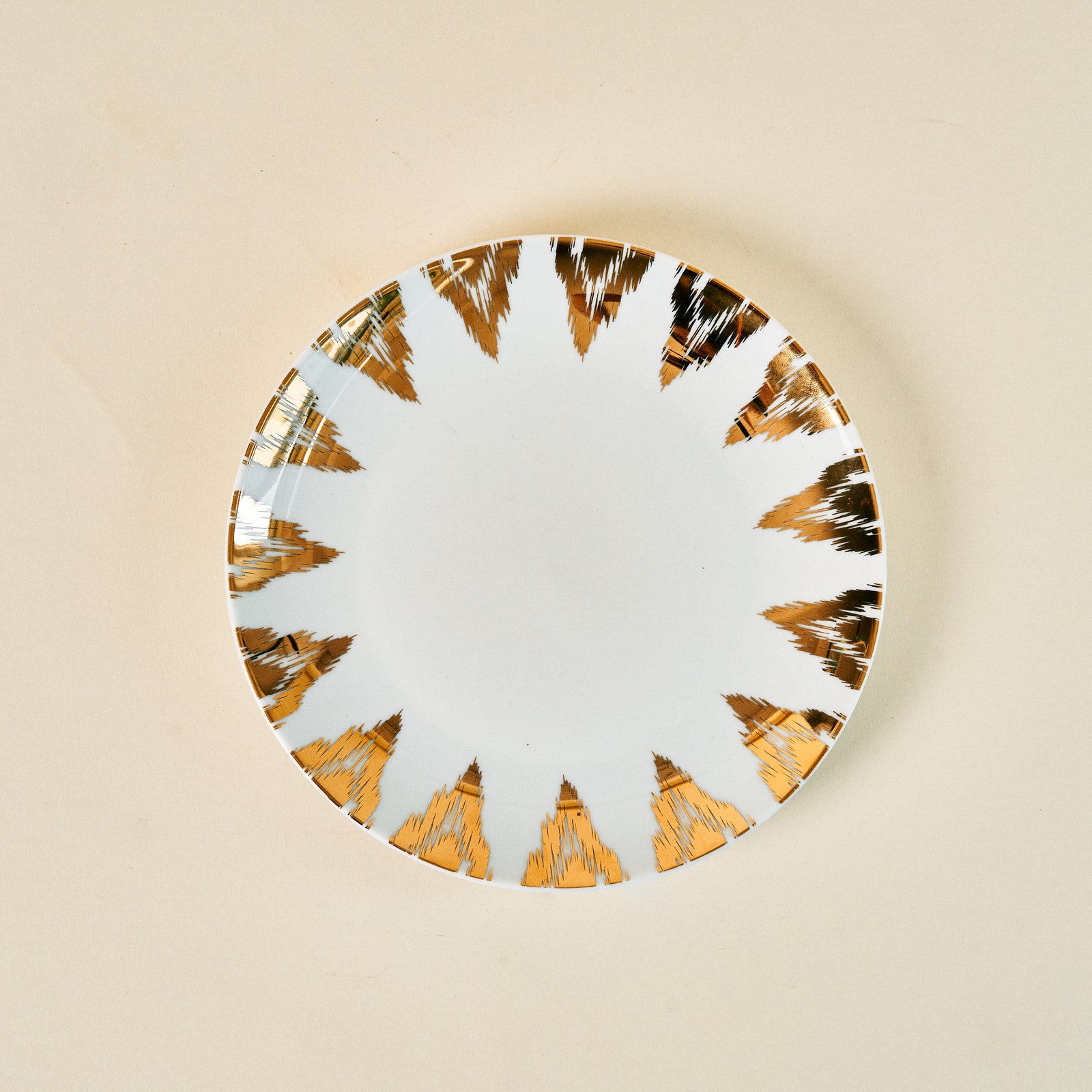 Gold Ceramic Plate