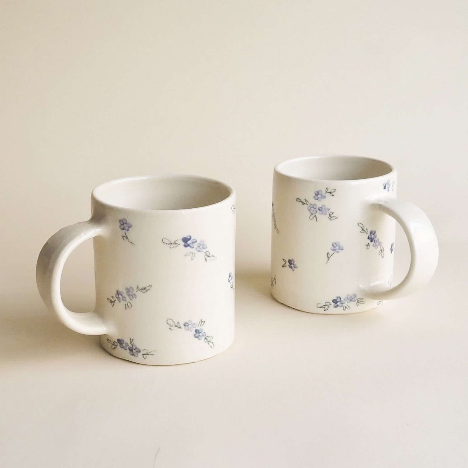 Blue Wild Flowers Mug