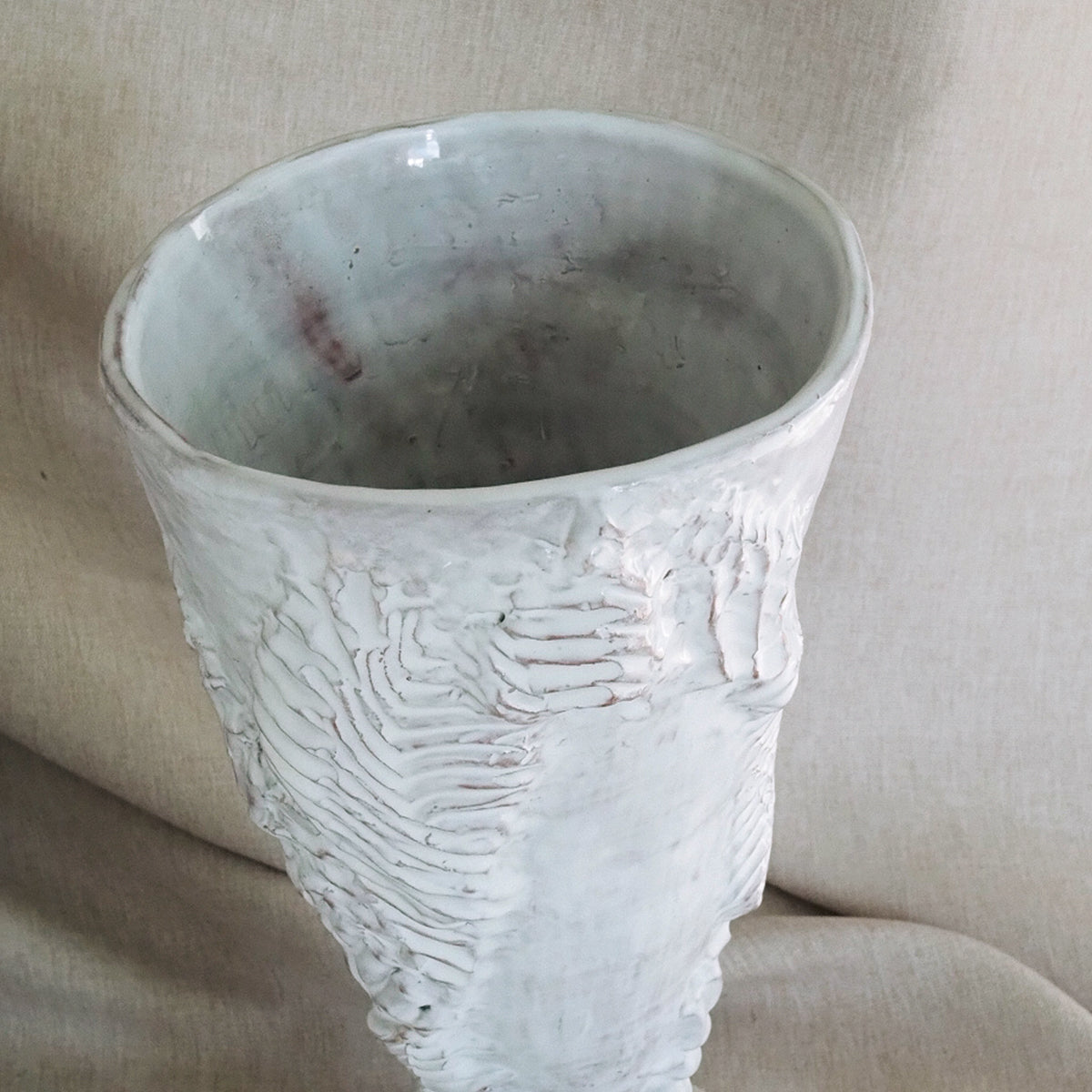 Ellen Robinson - Your Beauty's Gold Trumpet Vase