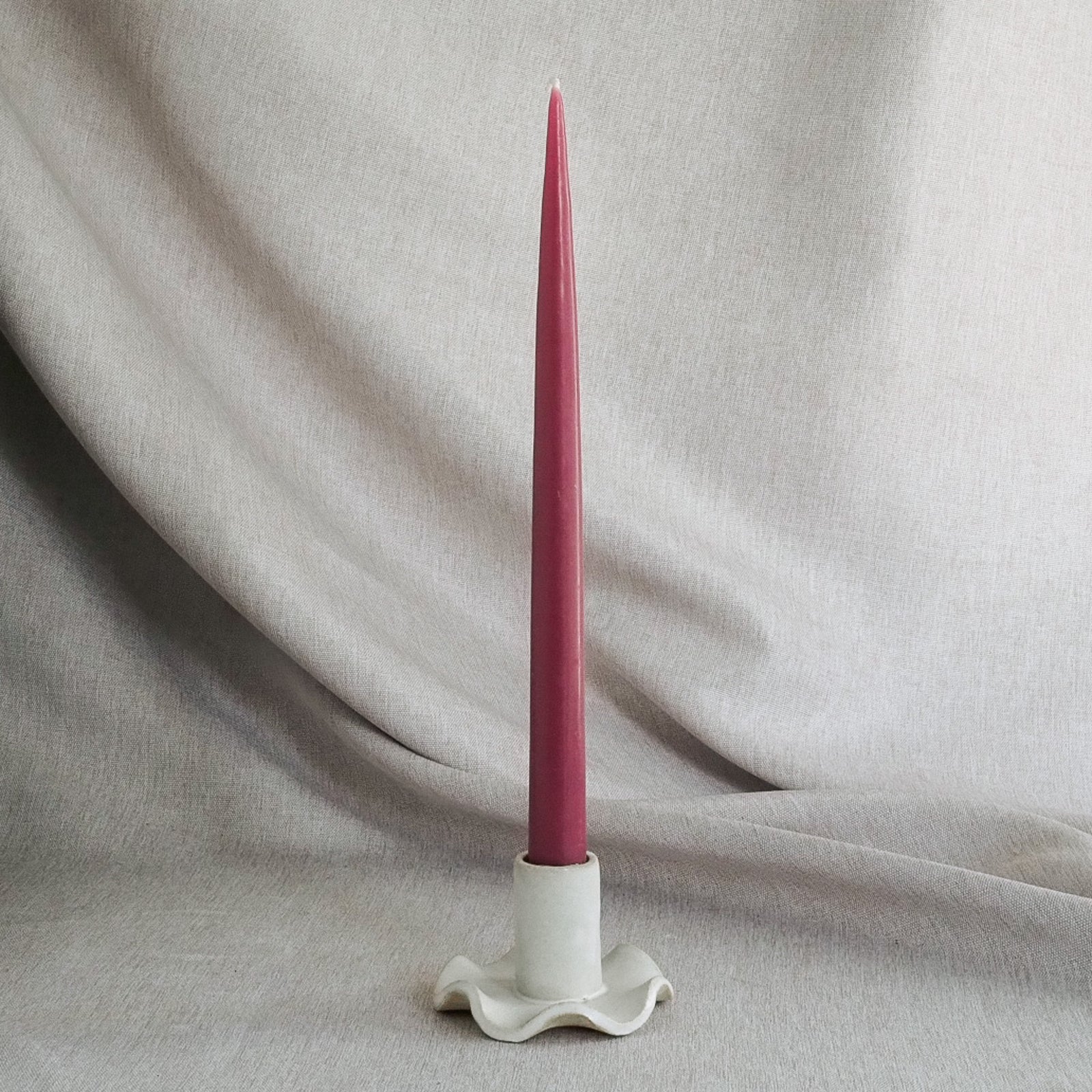 Ruffle Candle Holder