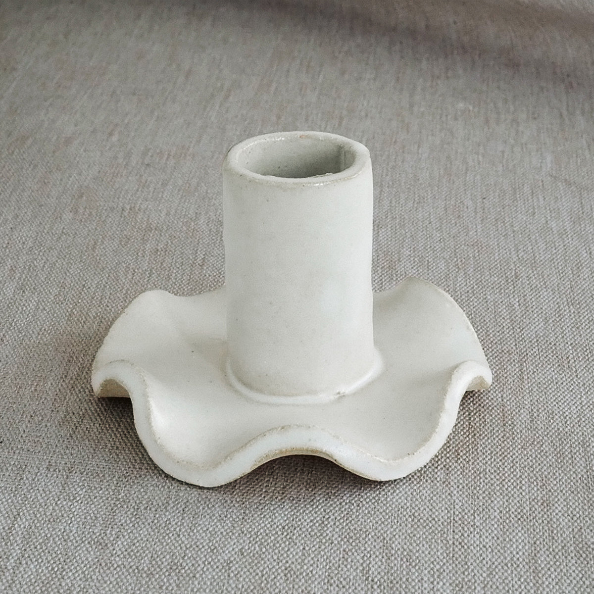 Ruffle Candle Holder