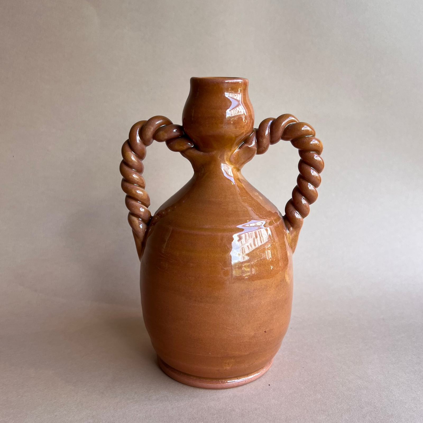 Braided Terracotta Vase