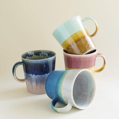 Glazed Porcelain Mugs