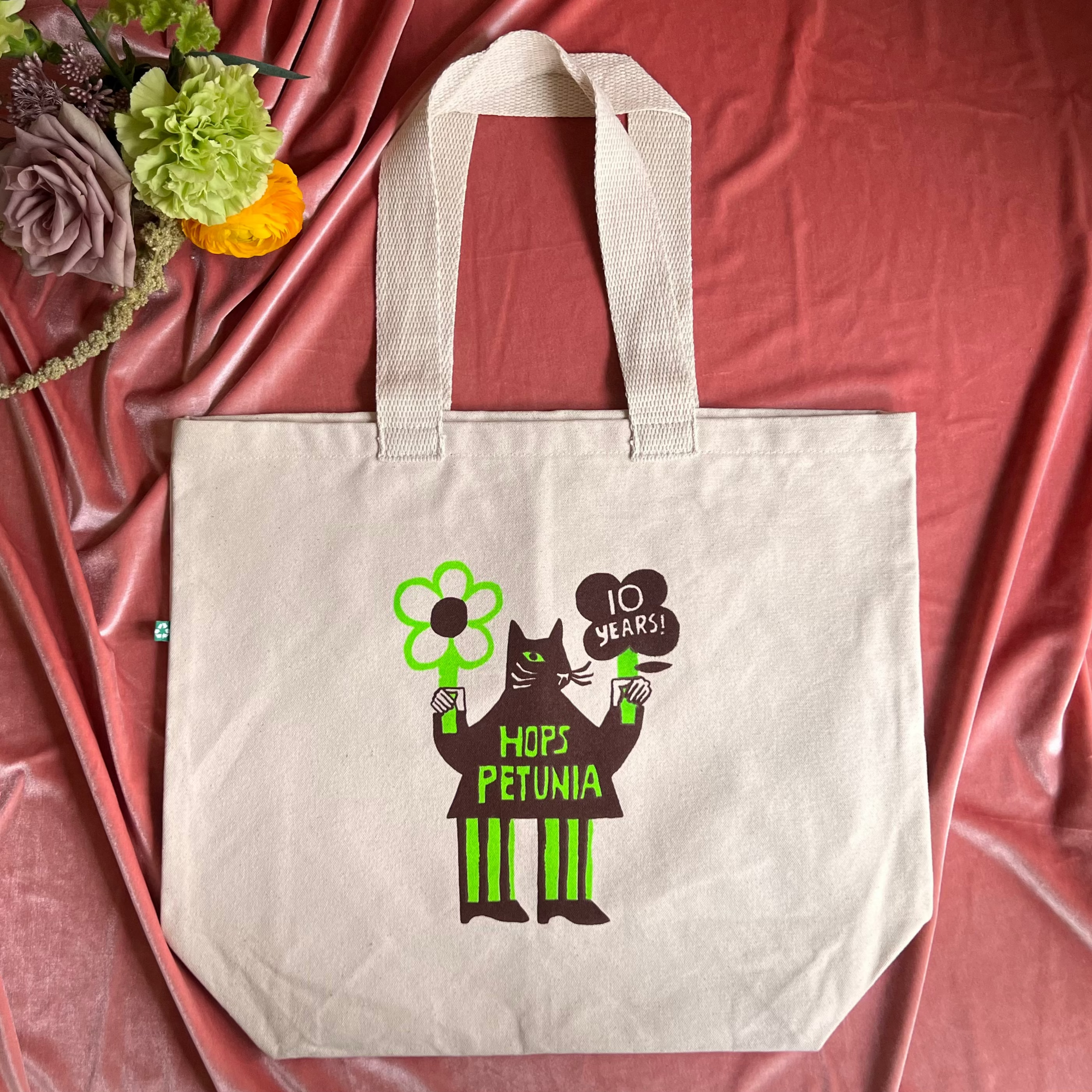 Hops Petunia Birthday Tote