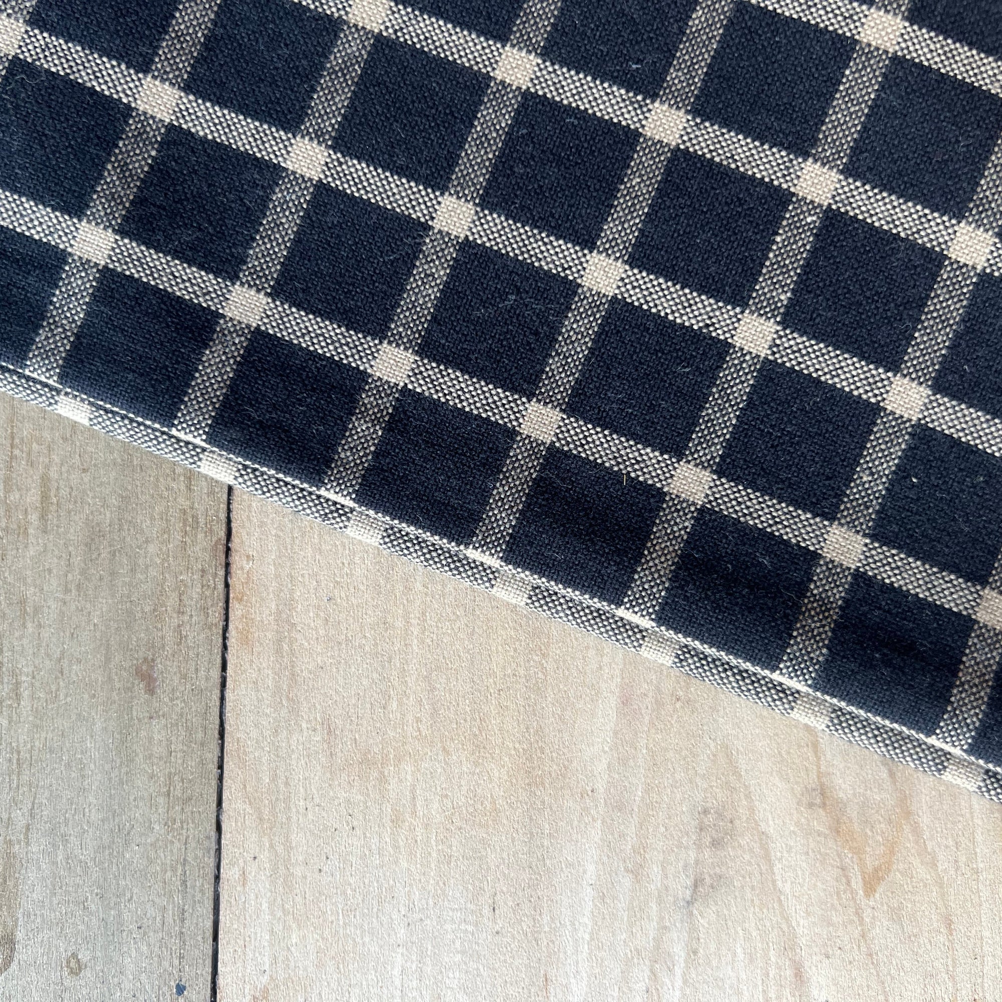 Black & Tan Cotton Towel