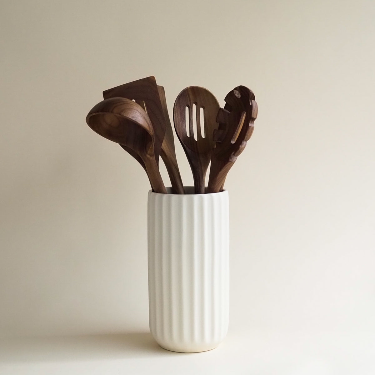 Walnut Kitchen Utensil Set